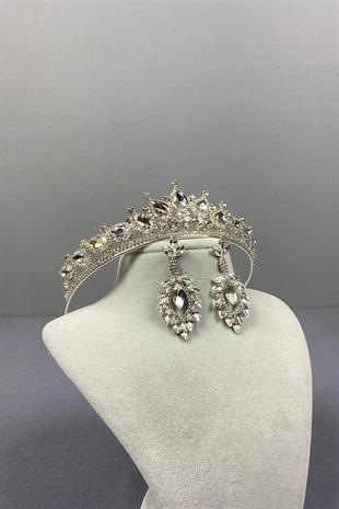 الجملة تاج الزفاف وإسقاط مجموعة القرط