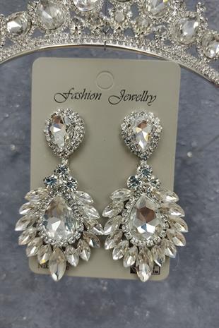 الجملة نموذج الزفاف تاج الزفاف وإسقاط الأقراط حجر المكوك