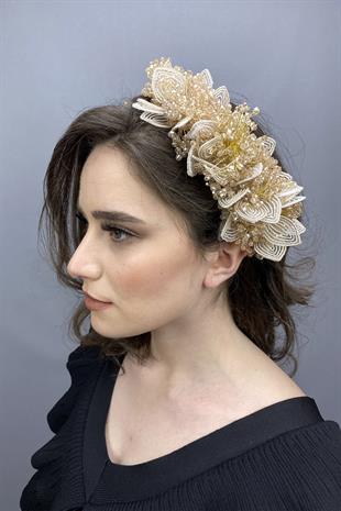 Wholesale Gold Color Capella Hair and Turban Accessory