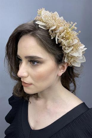 Wholesale Gold Color Capella Hair and Turban Accessory