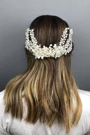 الجملة أنثراسايت رمادي Hürrem تاج الحناء الزفاف