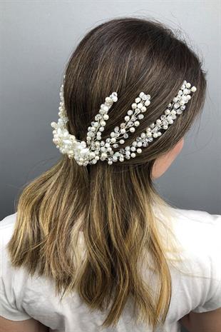 الجملة أنثراسايت رمادي Hürrem تاج الحناء الزفاف