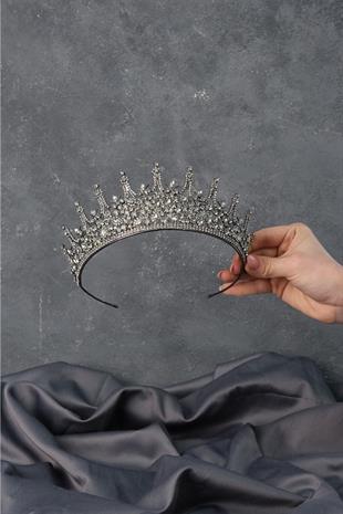 الجملة أنثراسايت رمادي ليونيس تاج الزفاف