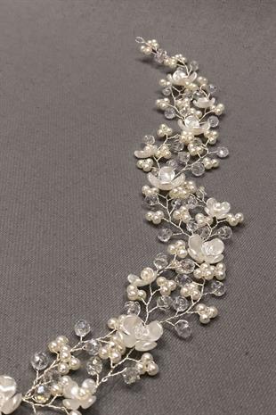 Wholesale Spring Branch Pearl and Crystal Hair Accessory
