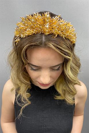 الجملة العسل الخريف الملونة تاج الزفاف والحناء