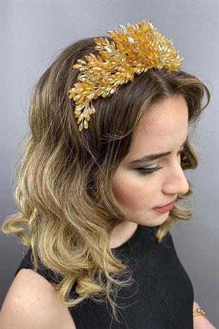 الجملة العسل الخريف الملونة تاج الزفاف والحناء