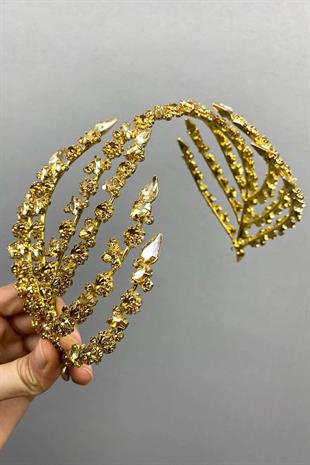 الجملة لون العسل جهين هيلين الشعر التبعي تاج الزفاف