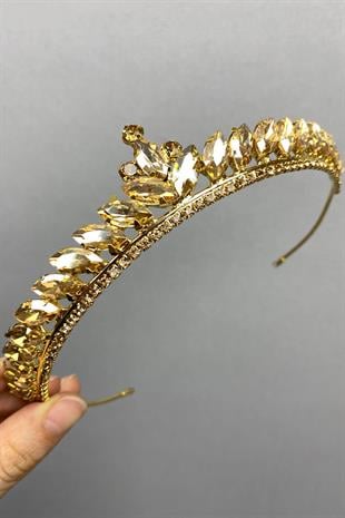 الجملة لون العسل اللجنة الاقتصادية لأوروبا نموذج رقيقة تاج الحناء الزفاف