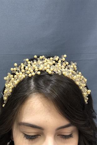 الجملة لون العسل لؤلؤة وكريستال الشعر التبعي