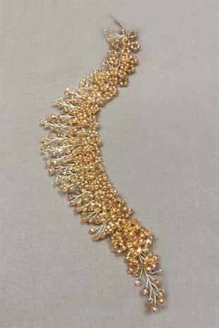 الجملة العسل الكريستال الملون الشعر وملحقات الحجاب