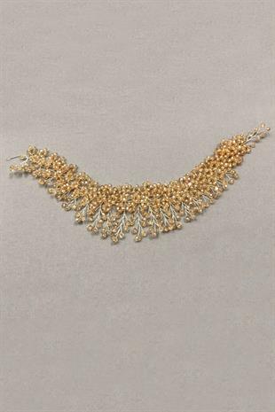 الجملة العسل الكريستال الملون الشعر وملحقات الحجاب