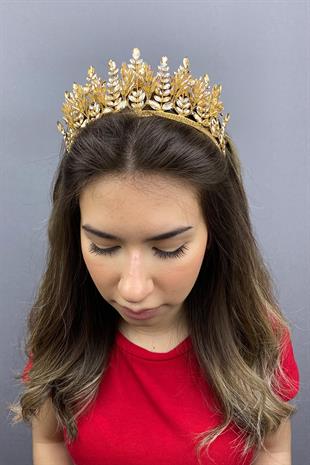 الجملة لون العسل الكتلة نموذج تاج الحناء الزفاف