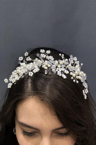 الجملة اللؤلؤة البيضاء وكريستال الشعر التبعي