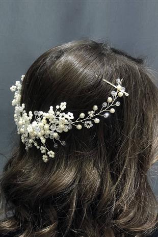 الجملة اللؤلؤة البيضاء وكريستال الشعر التبعي