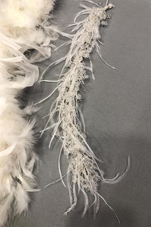 الجملة الرياح البيضاء الكريستال عمامة الريشة والشعر التبعي