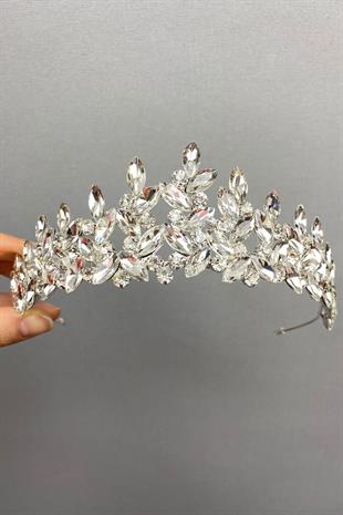 الجملة الأبيض سوبرا نموذج الزفاف تاج الحناء