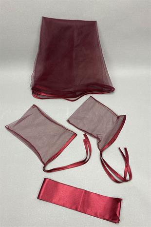 الجملة الحجاب الزفاف والمجوهرات مجموعة مع ربط قضيب