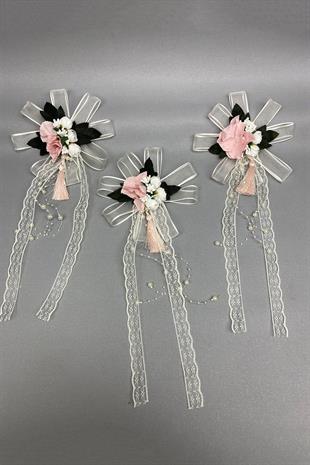 الجملة حزمة حقيبة وقافلة سيارة زخرفة 3 قطع مسحوق