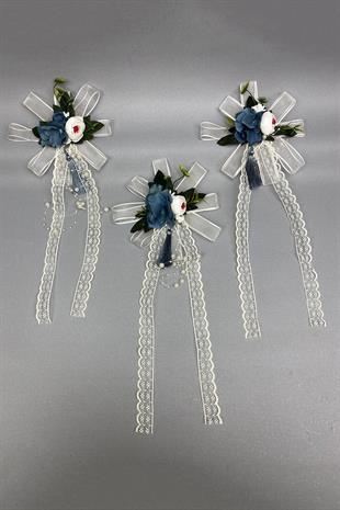 الجملة حزمة حقيبة وزخرفة سيارة القافلة 3 قطع الأزرق الداكن