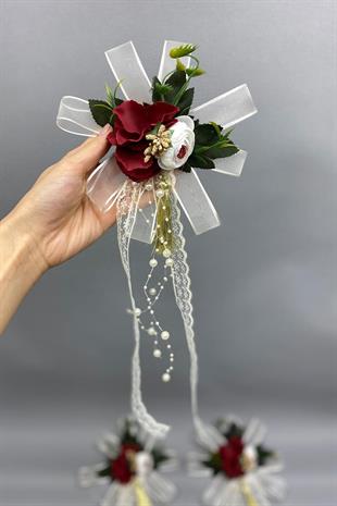 الجملة حزمة حقيبة وزخرفة سيارة القافلة 1 قطعة أحمر كلاريت