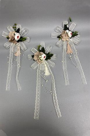 الجملة حزمة حقيبة وقافلة سيارة زخرفة 3 قطع المنك