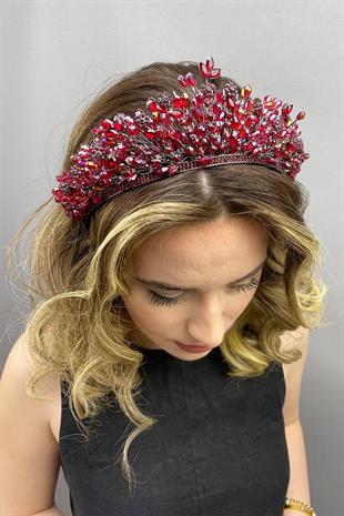 الجملة الخريف عنابي الزفاف وتاج الحناء