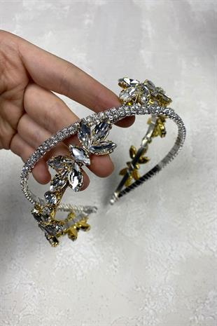 الجملة الصليب صف مزدوج المكوك الزفاف تاج الشعر التبعي