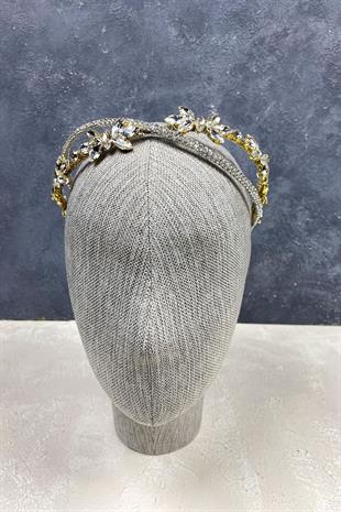 الجملة الصليب صف مزدوج المكوك الزفاف تاج الشعر التبعي