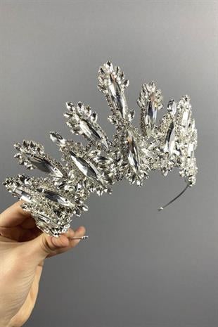 الجملة داليا تاج الزفاف حجر عالية