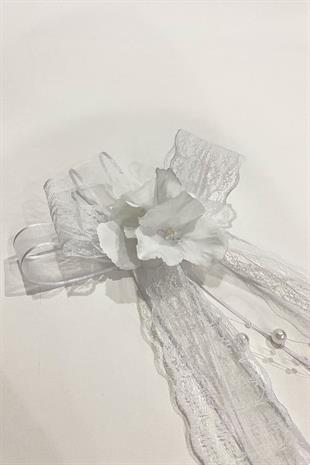 الجملة لاسي Pearled حزمة زخرفة حقيبة حلية 3 قطع