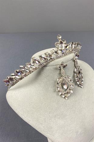 الجملة تاج الزفاف اللجنة الاقتصادية لأوروبا وأقراط الحجر المكوك