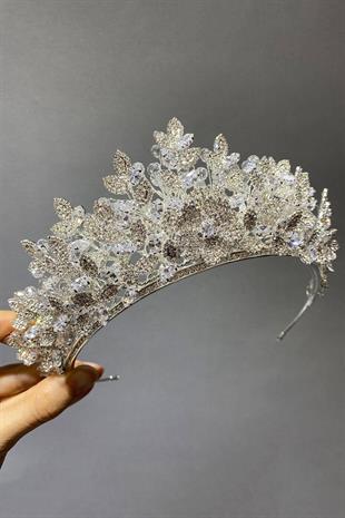 Wholesale Elena Model Zircon Stone Bridal Crown