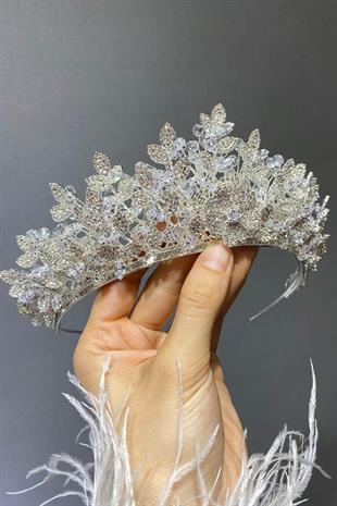 Wholesale Elena Model Zircon Stone Bridal Crown