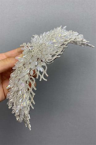 Wholesale Ella Crystal Beaded Bridal Crown