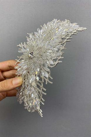 Wholesale Ella Crystal Beaded Bridal Crown