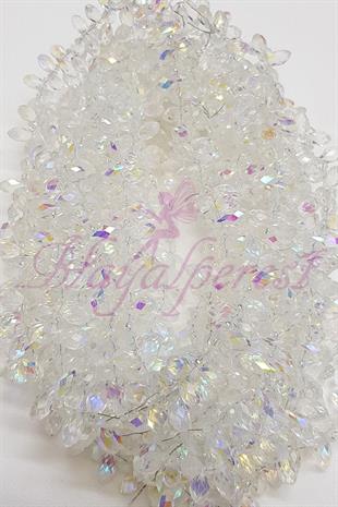 الجملة نفض الغبار الأبيض صفيف قطرة الكريستال