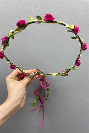 الجملة ورقة الفوشيه روز وأوراق التاج وصيفة الشرف وتاج الأطفال هدية