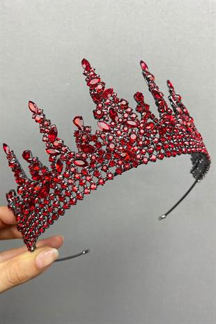 الجملة Gatria نموذج تاج الحناء الأحمر الزفاف