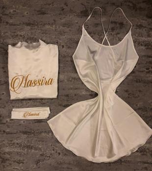 الجملة الذهب المطرزة شخصية العروس خلع الملابس مجموعة ثوب