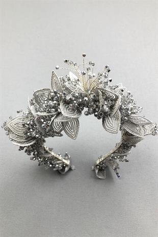 Wholesale Gray Capella Hair and Turban Accessory