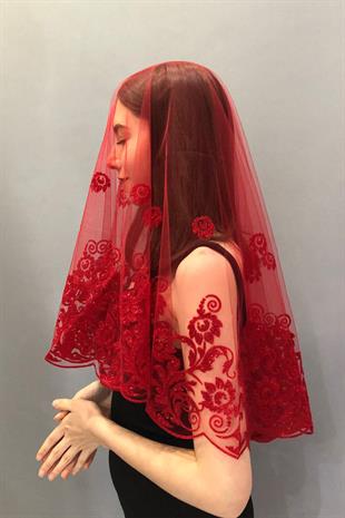 الجملة روز نمط الحجاب الزفاف الوجه