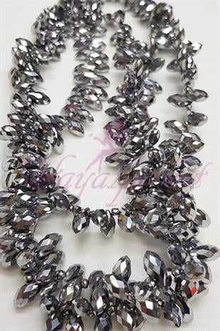 الجملة الفضة سلسلة قطرة الكريستال