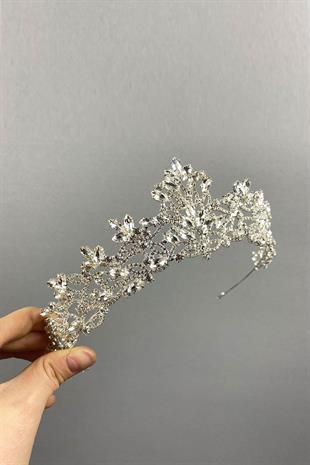 الجملة الفضة ميليس نموذج تاج الحناء الزفاف