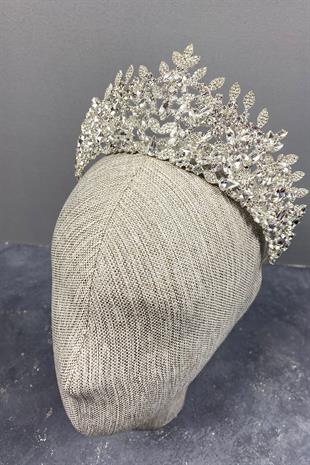 الجملة الفضة أوسكار ليف تاج الزفاف