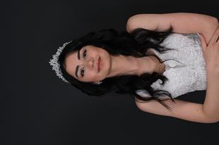 الجملة اللون الفضي كريستال حجر الحناء، تاج الزفاف ومجموعة القرط