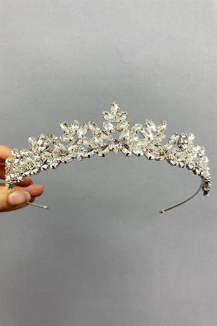 الجملة اللون الفضي حلم تاج الزفاف