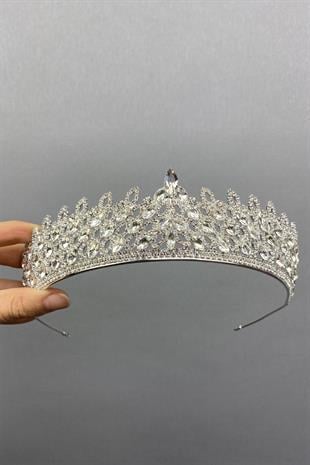 الجملة اللون الفضي ميا ستون الحناء تاج الزفاف