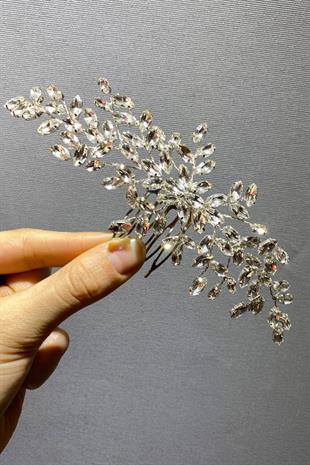 الجملة حجر فضي اللون صدفي الشعر التبعي