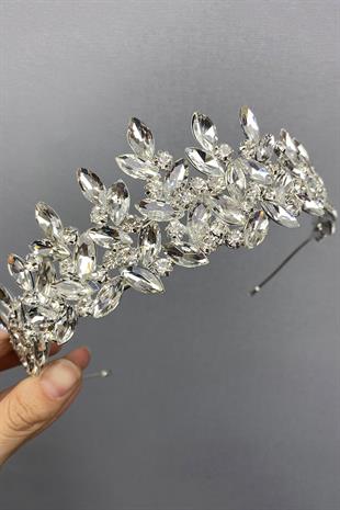 الجملة الفضة سوبرا تاج الزفاف والأقراط