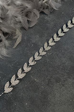 الجملة ورقة فضة عزر بيلا ملحقات الشعر الزفاف